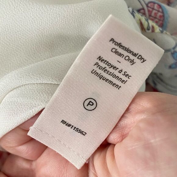 NWT Cinq a Sept Sheila Faux Wrap Floral Ruffle Dress size 8 - Picture 11 of 15